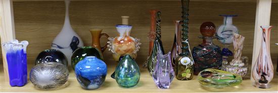 Art glass to include a Mdina decanter